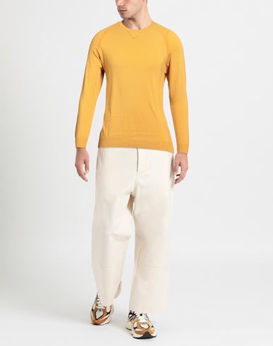 Man Sweater Marigold Size L Polyacrylic, Merino Wool, Polyamide, Elastane