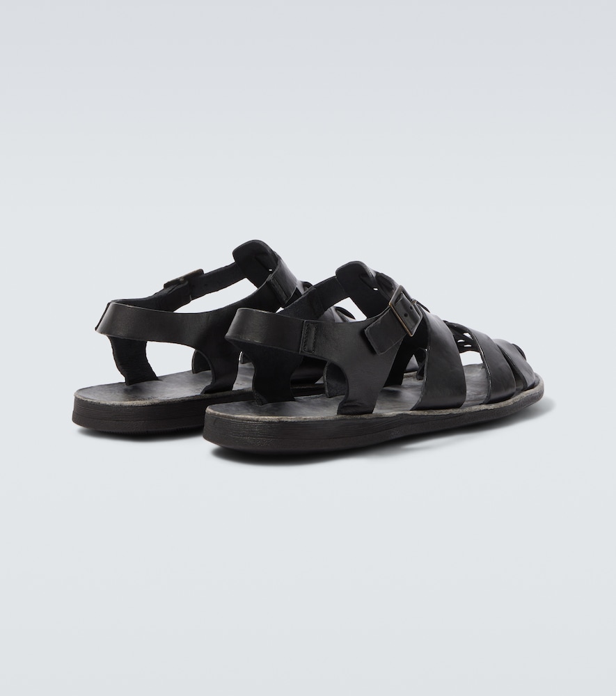 Porto leather fisherman sandals