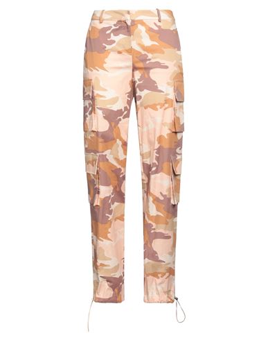 Woman Pants Beige Size 8 Cotton, Elastane