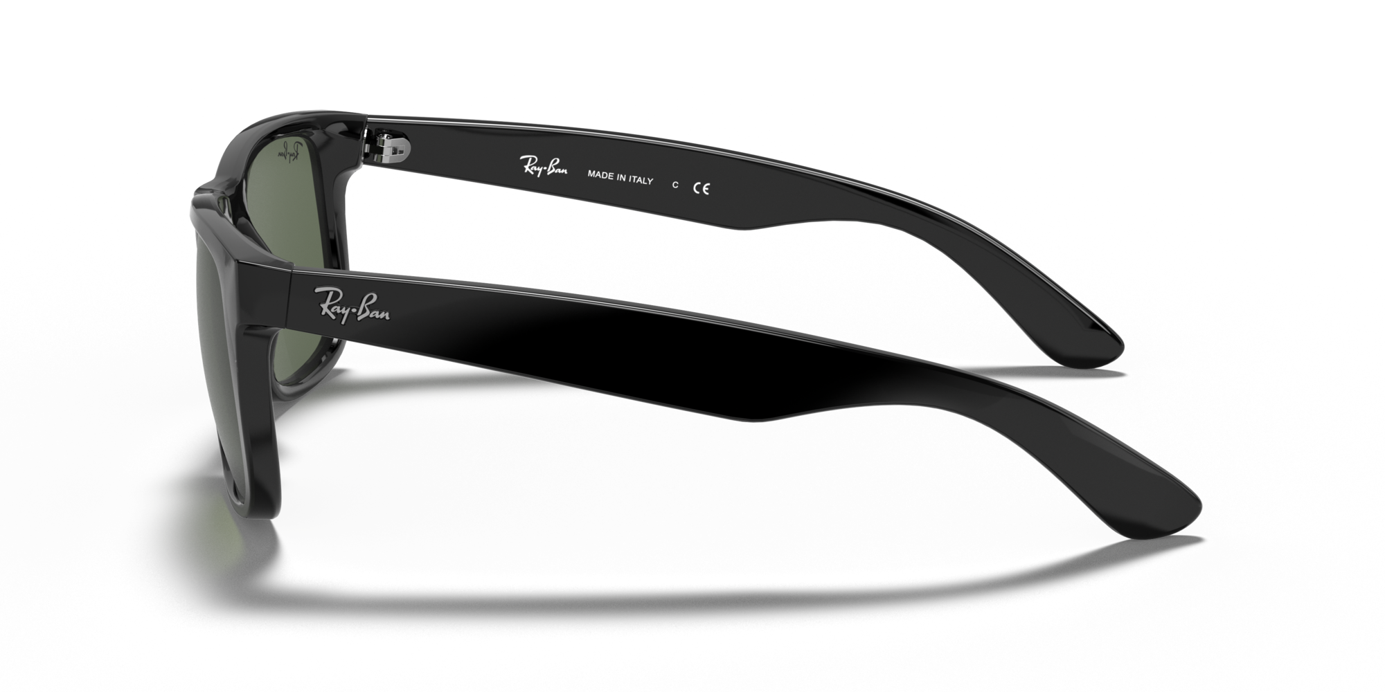 Ray - Ban Man Ray - Ban RB4165F JUSTIN 601/71 Sunglasses Nylon Black G15 Squared Norma