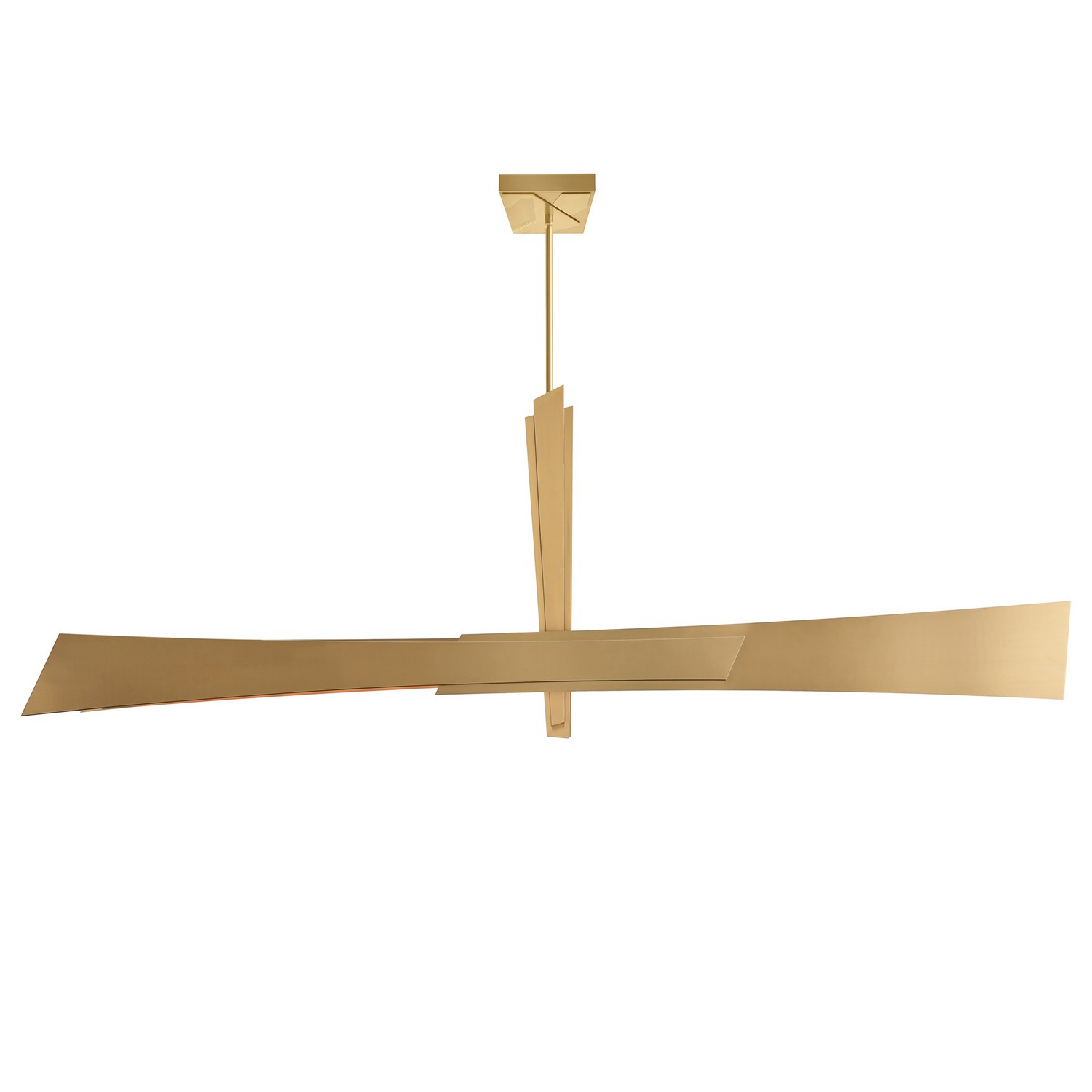 Brass LED Chandelier from the Solara Collection