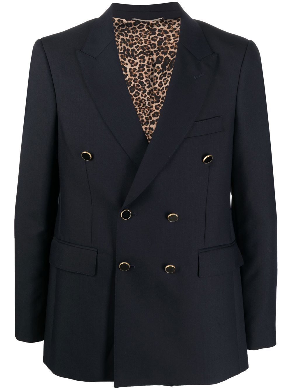 Double-breasted blazer - Blue