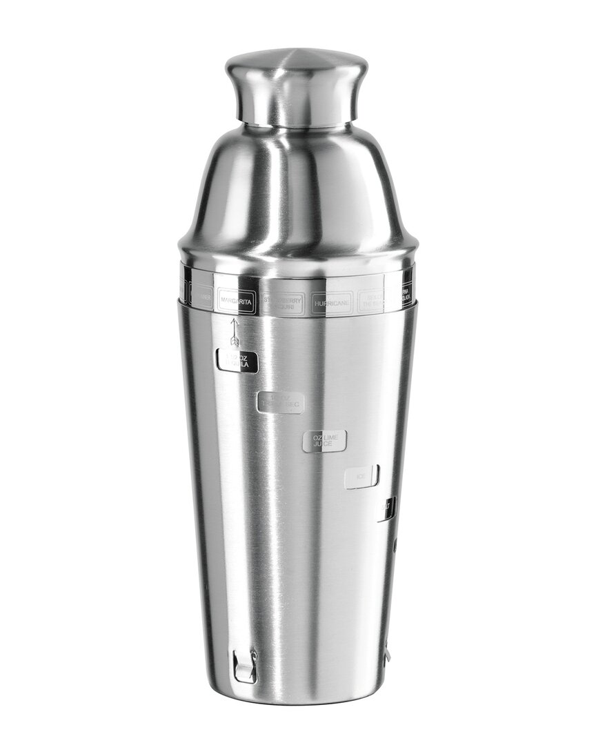 Dial-A-Drink Stainless Steel Cocktail Shaker