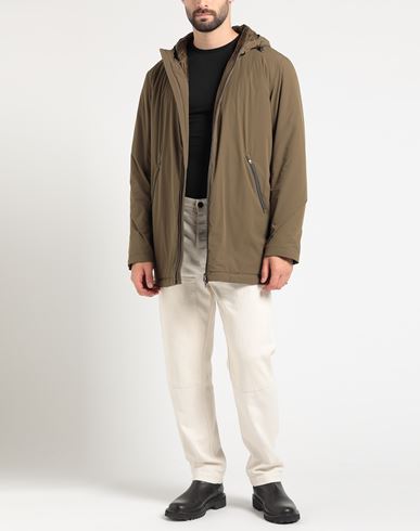 Resort Man Jacket Military green Size 42 Polyamide, Elastane