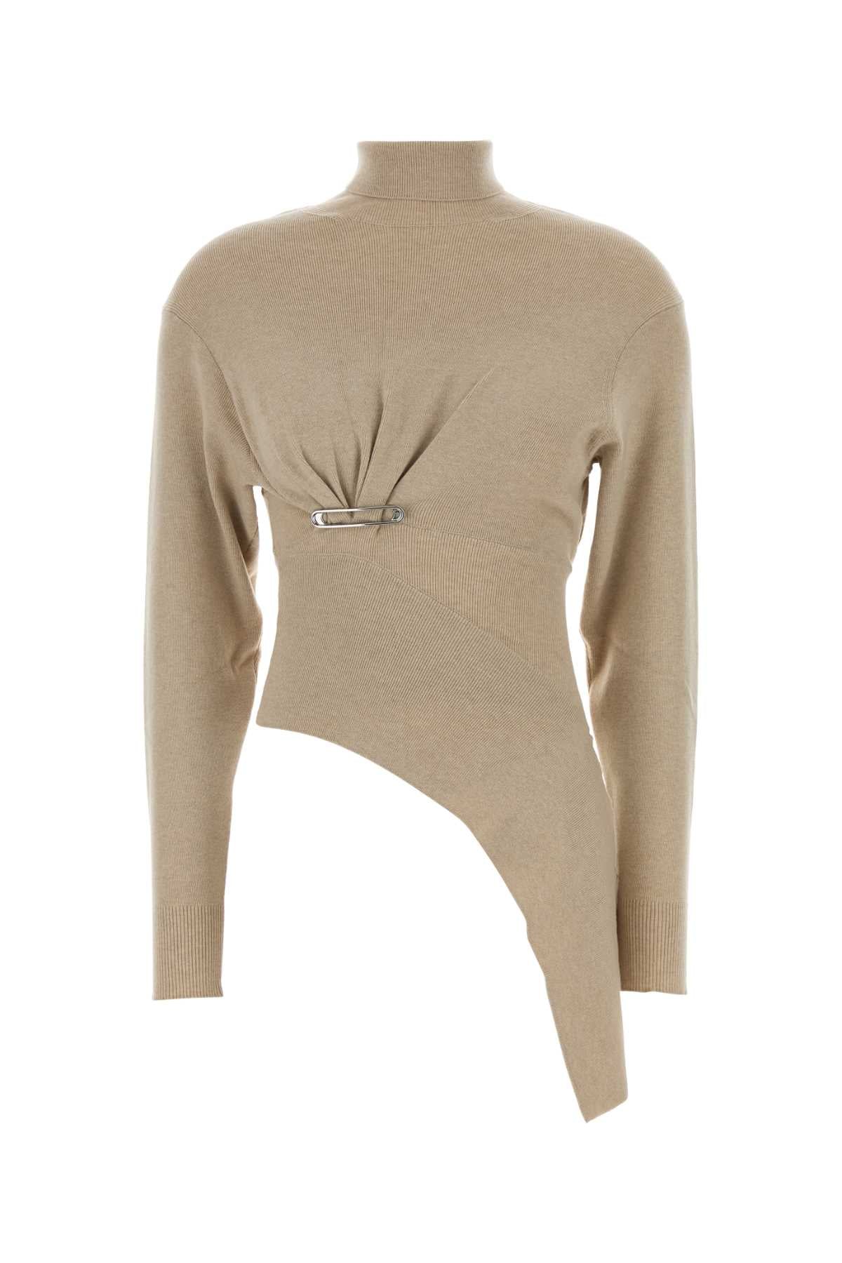 Drappeggiato Sweater — Beige
