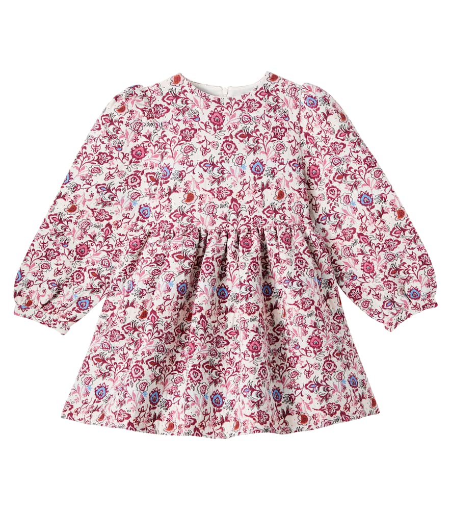 Clarissa cotton-blend jacquard dress