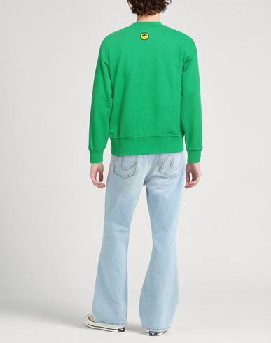 Man Sweatshirt Green Size XL Cotton