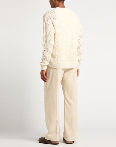 Man Sweater Ivory Size L Polyamide, Alpaca wool, Wool