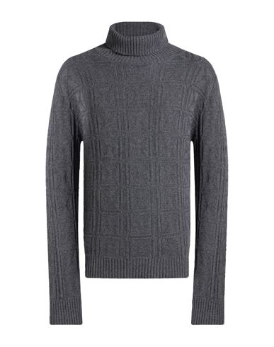 Man Turtleneck Grey Size L Nylon, Viscose, Wool, Cashmere