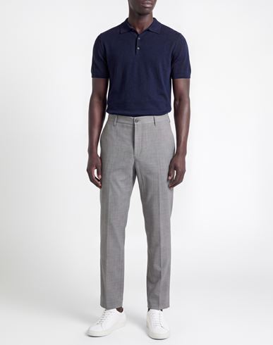 Man Pants Light grey Size 34 Polyester, Viscose, Elastane