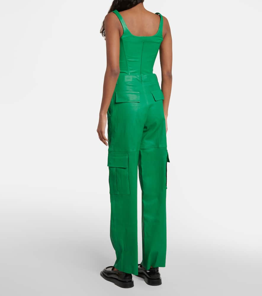 Axel leather cargo pants