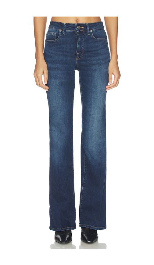 Good American Compression Good Legs Flare Jeans in Blue. 00. Also , 2, 4, 6, 8, 10, 12, 14, 16