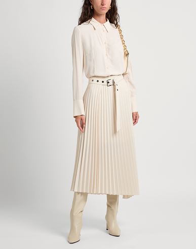 Woman Shirt Cream Size 12 Rayon