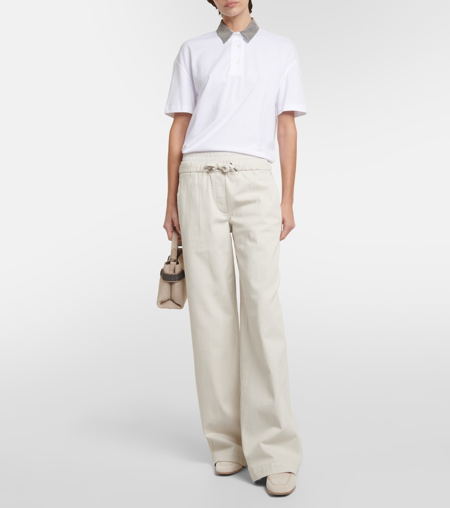 High-rise wide-leg jeans