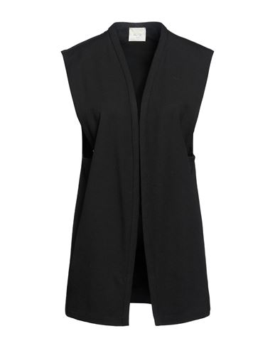 Crème Woman Cardigan Black Size 6 Virgin Wool