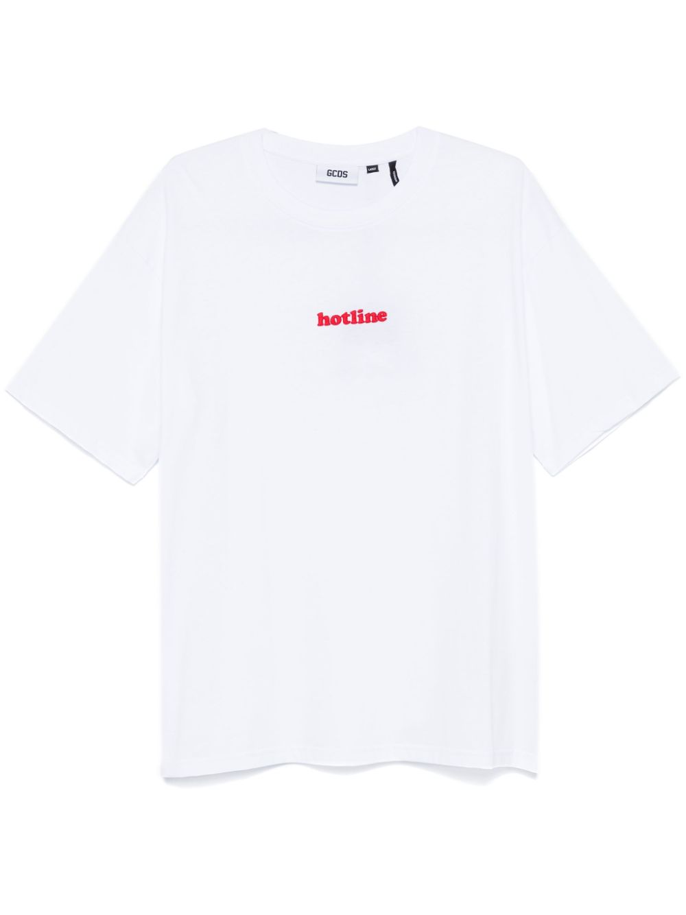 Embroidered-motif T-shirt - White