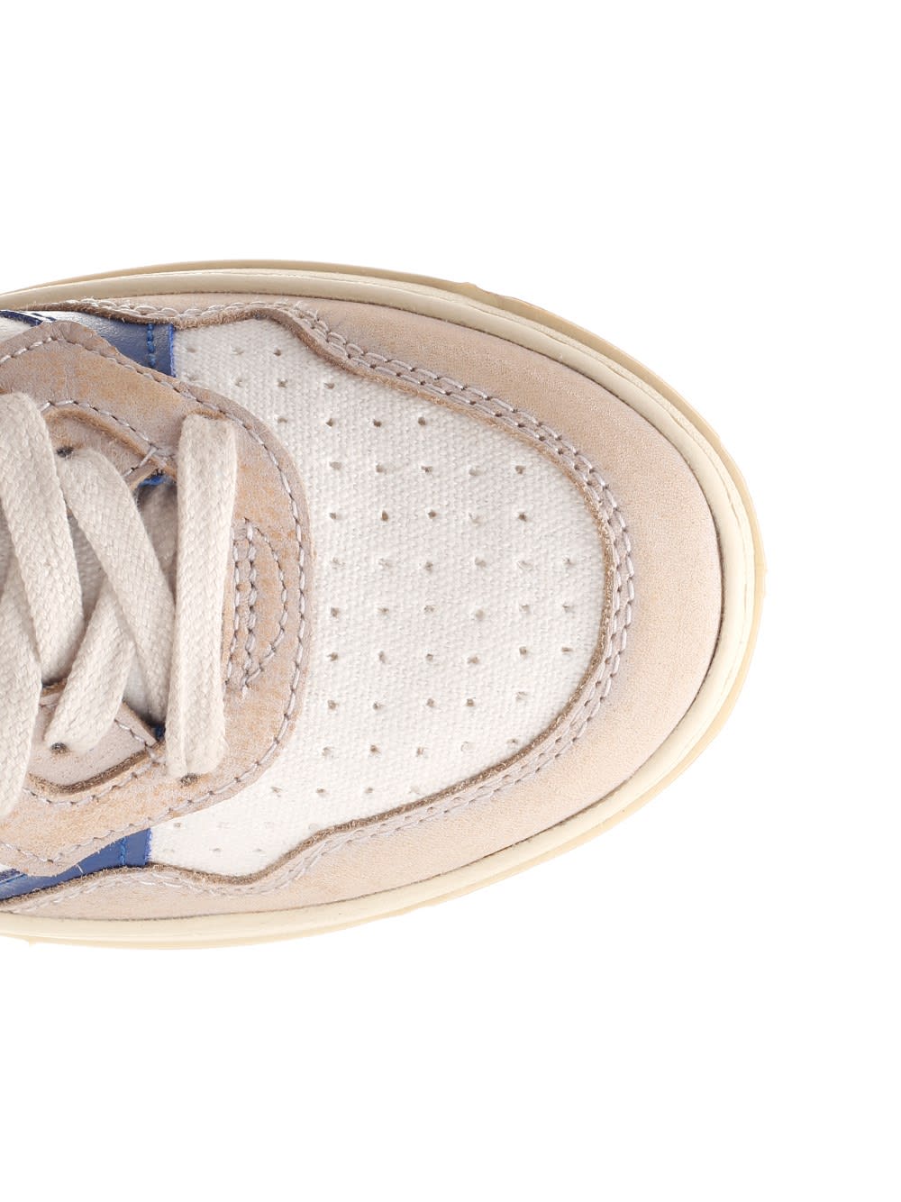 Medalist Sneakers In Leather And Canvas