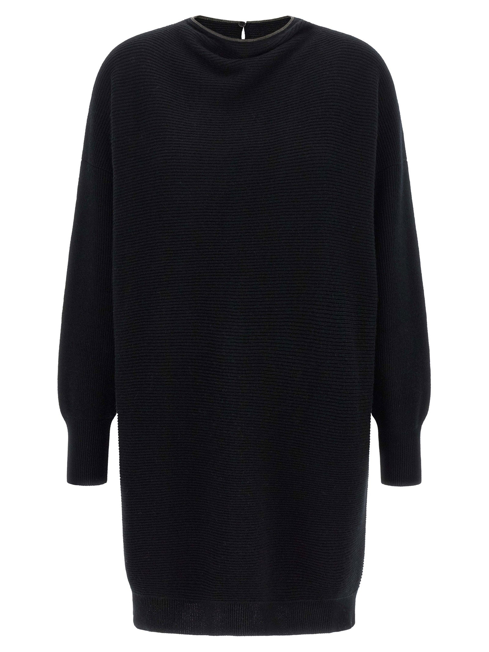 Precious Collar Dress — Black
