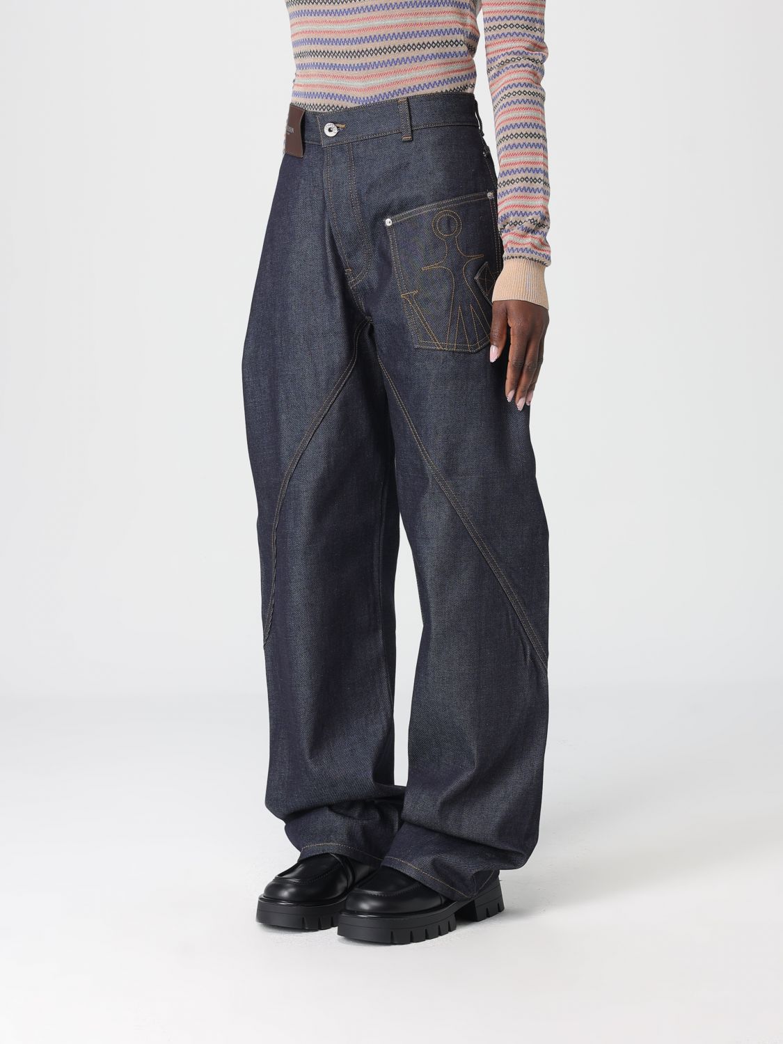 Jeans Woman color Denim