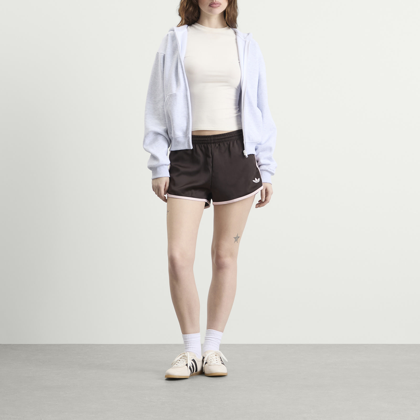 Women's 3S Sprinter Shorts in Aurora Coffee/Sandy Pink