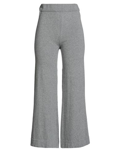 Woman Pants Grey Size M Wool, Viscose, Polyamide, Cashmere