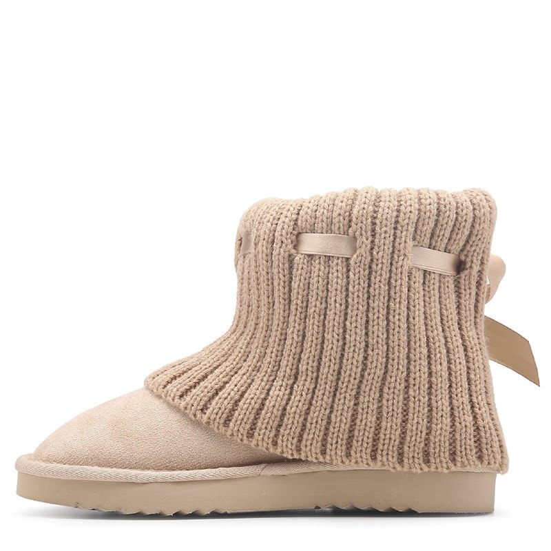 Kids' Jjaxie Sweater Boot Little/Big Kid Boots (Tan)