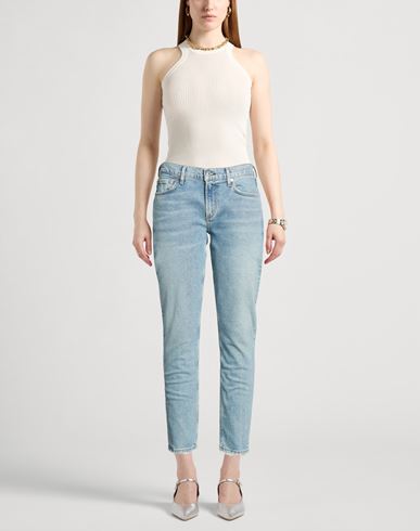 Woman Jeans Blue Size 29 Cotton, Polyurethane