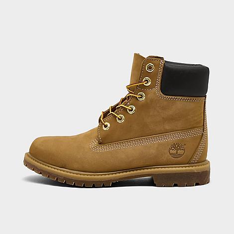Women's 6 Inch Premium Waterproof Boots (Wide Width) in Wheat Nubuck - Wide Width