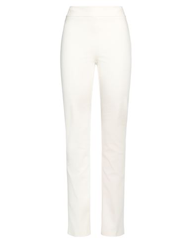 Woman Pants Cream Size 6 Viscose, Polyamide, Elastane