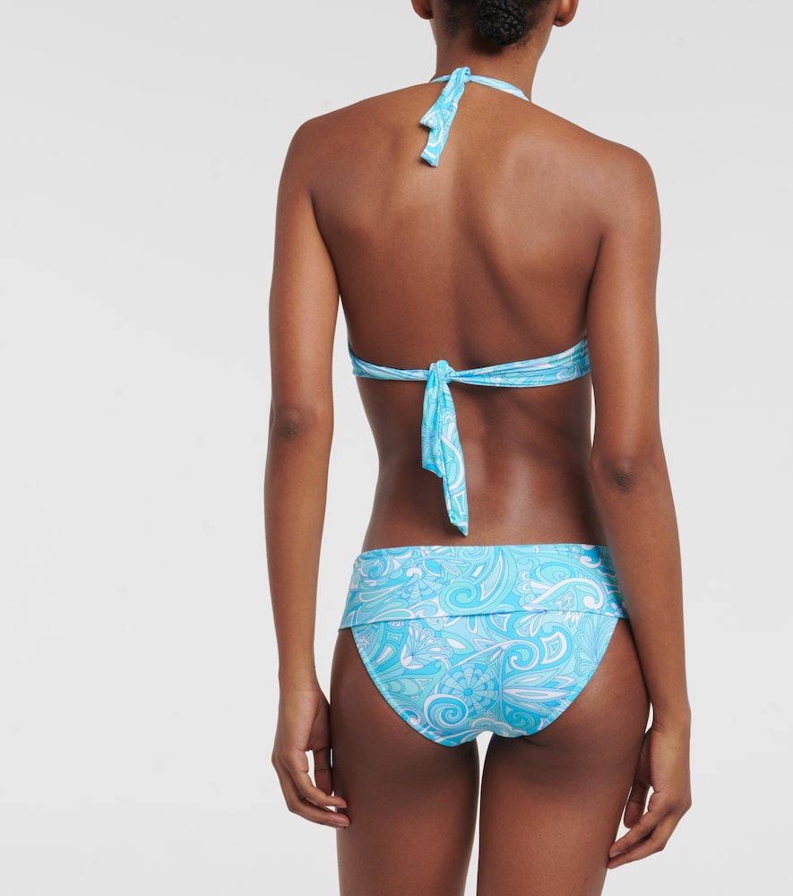 Brussels printed bikini bottoms