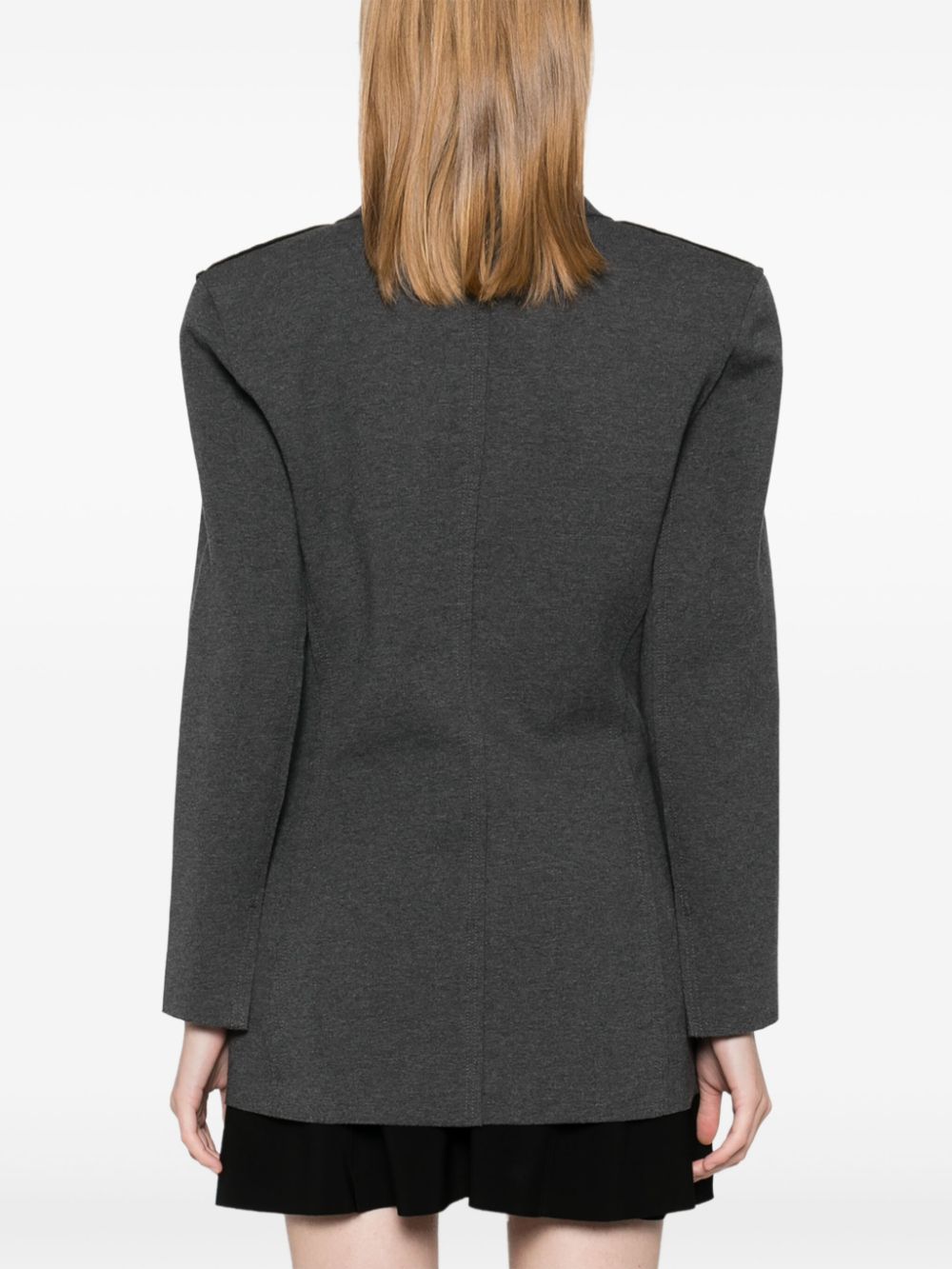 Single-breasted blazer - Grey