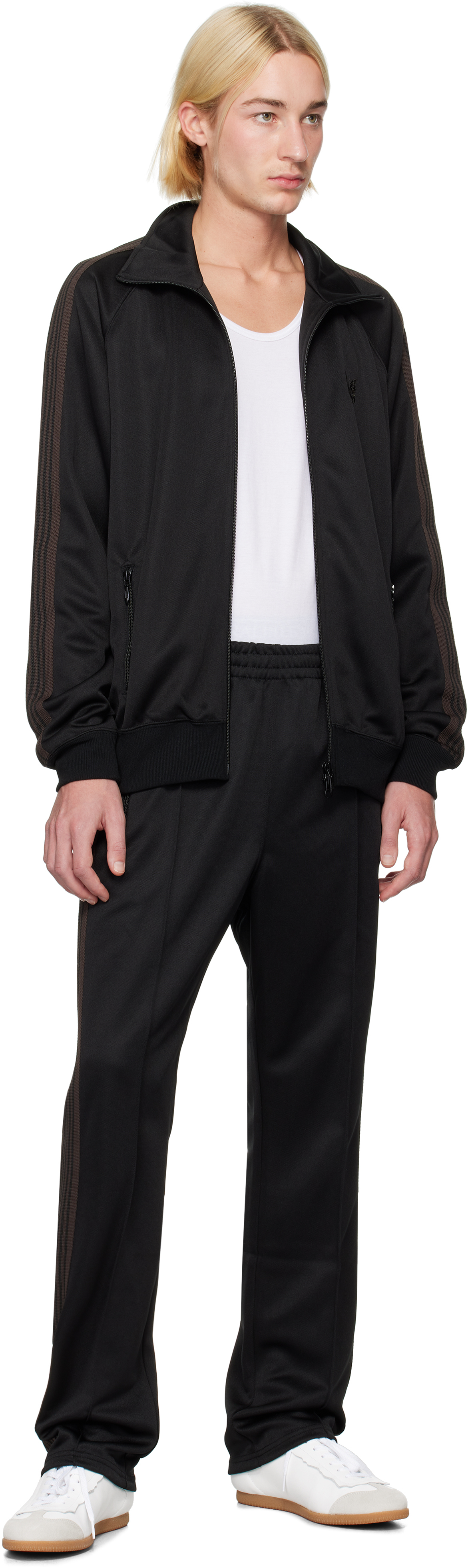 NEEDLES Black Narrow Track Pants