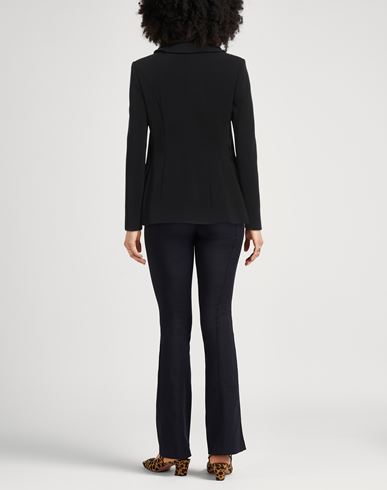 Woman Blazer Black Size 10 Polyester, Elastane