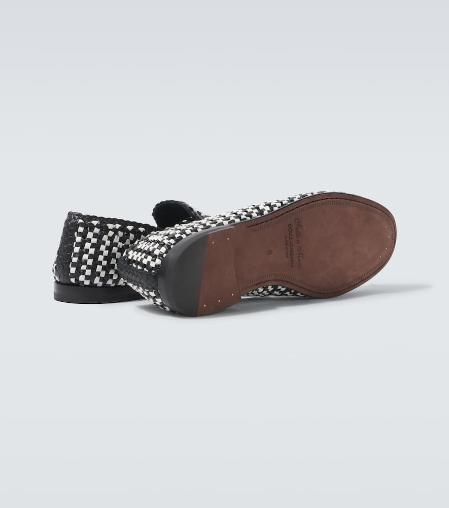 Dolce & Gabbana Formale woven leather loafers
