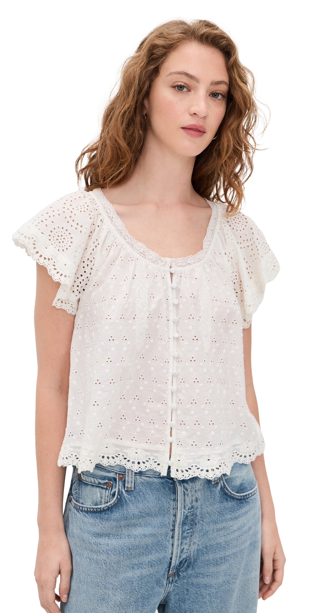 Odette Ember Top Off White