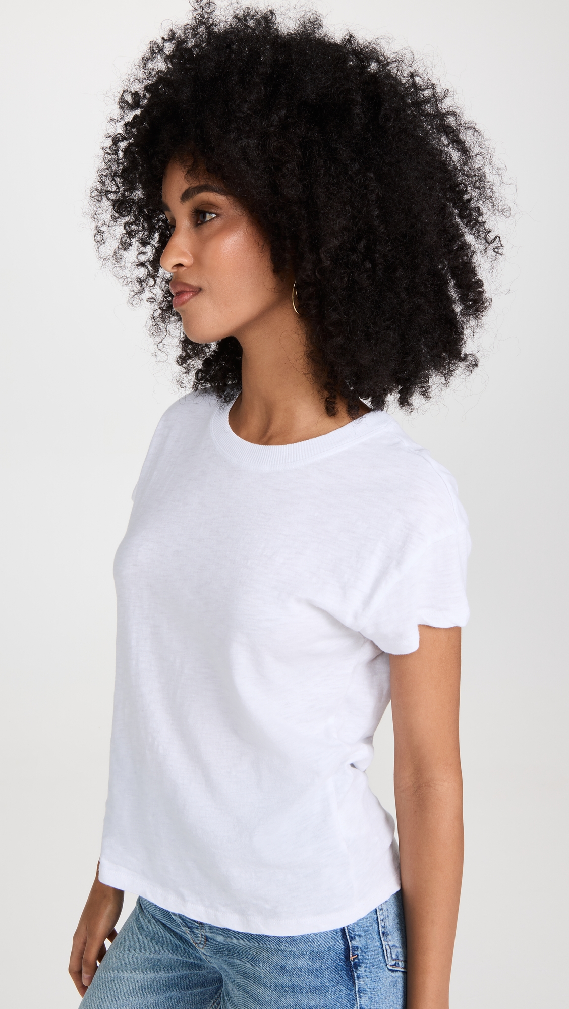 Modern Slub Tee White