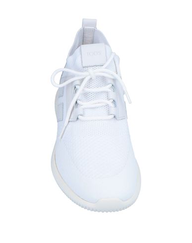 Tod's No_code Man Sneakers White Size 6 Soft Leather, Textile fibers