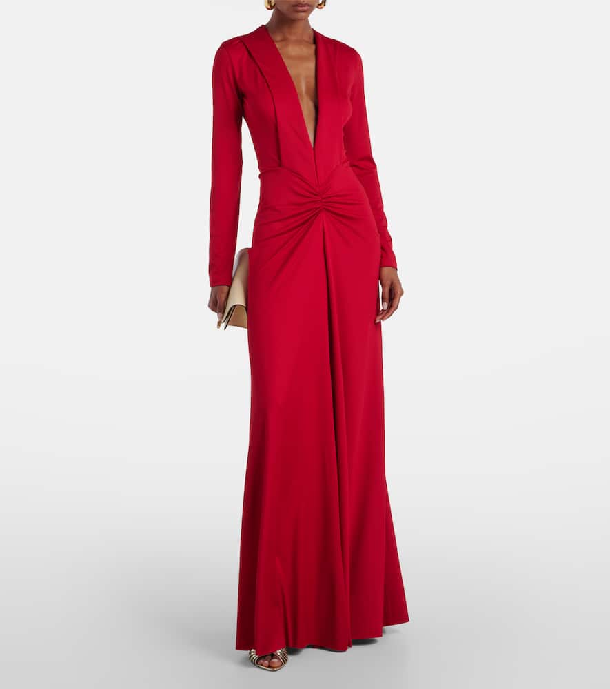Gathered gown