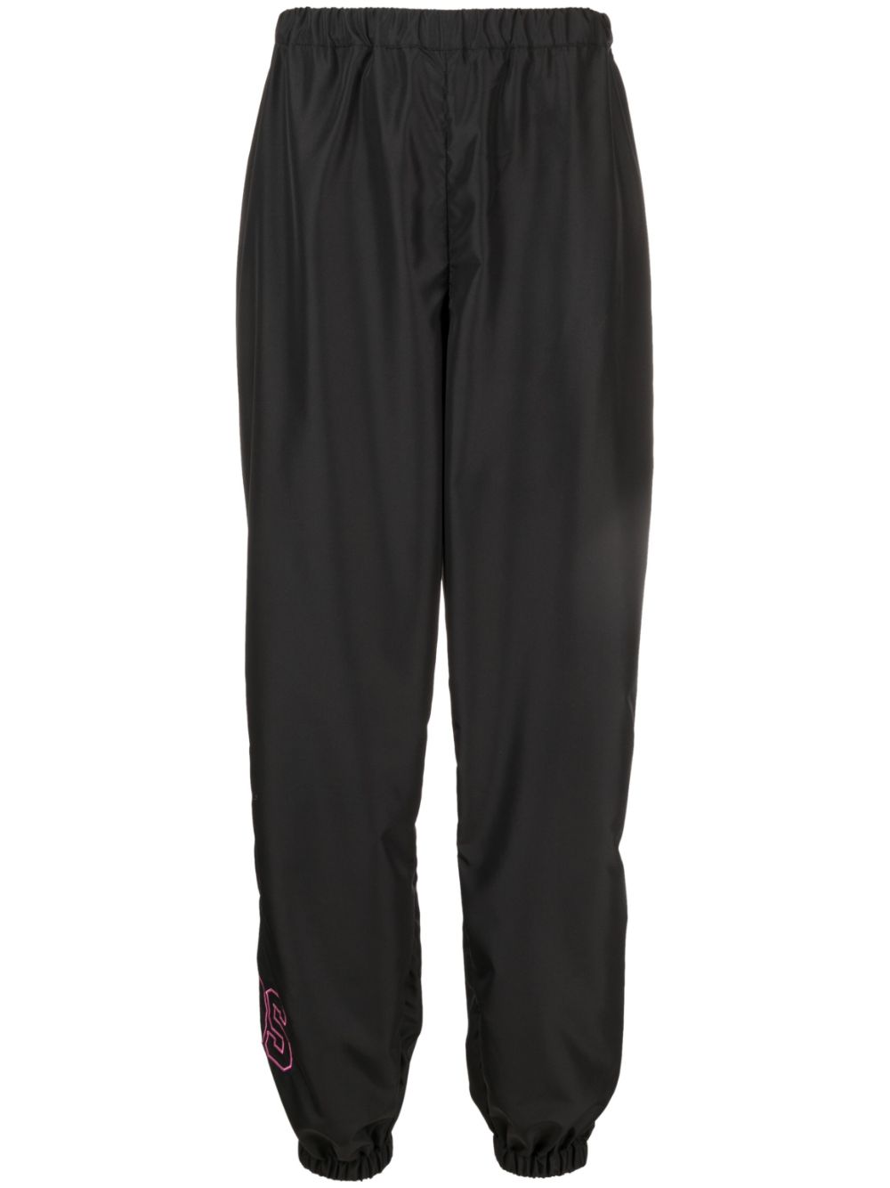 Logo-print track pants - Black