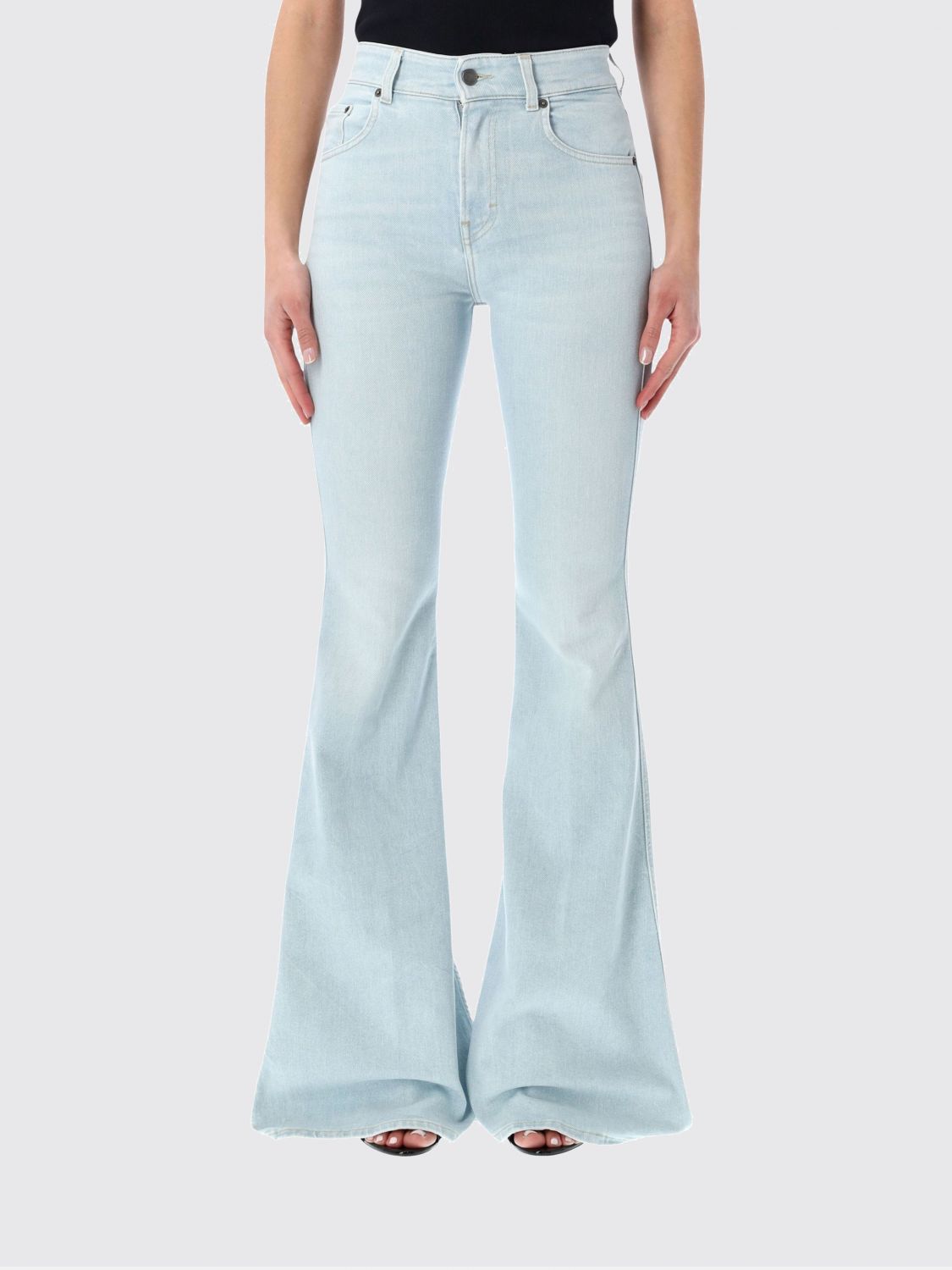 Jeans Woman color Grey