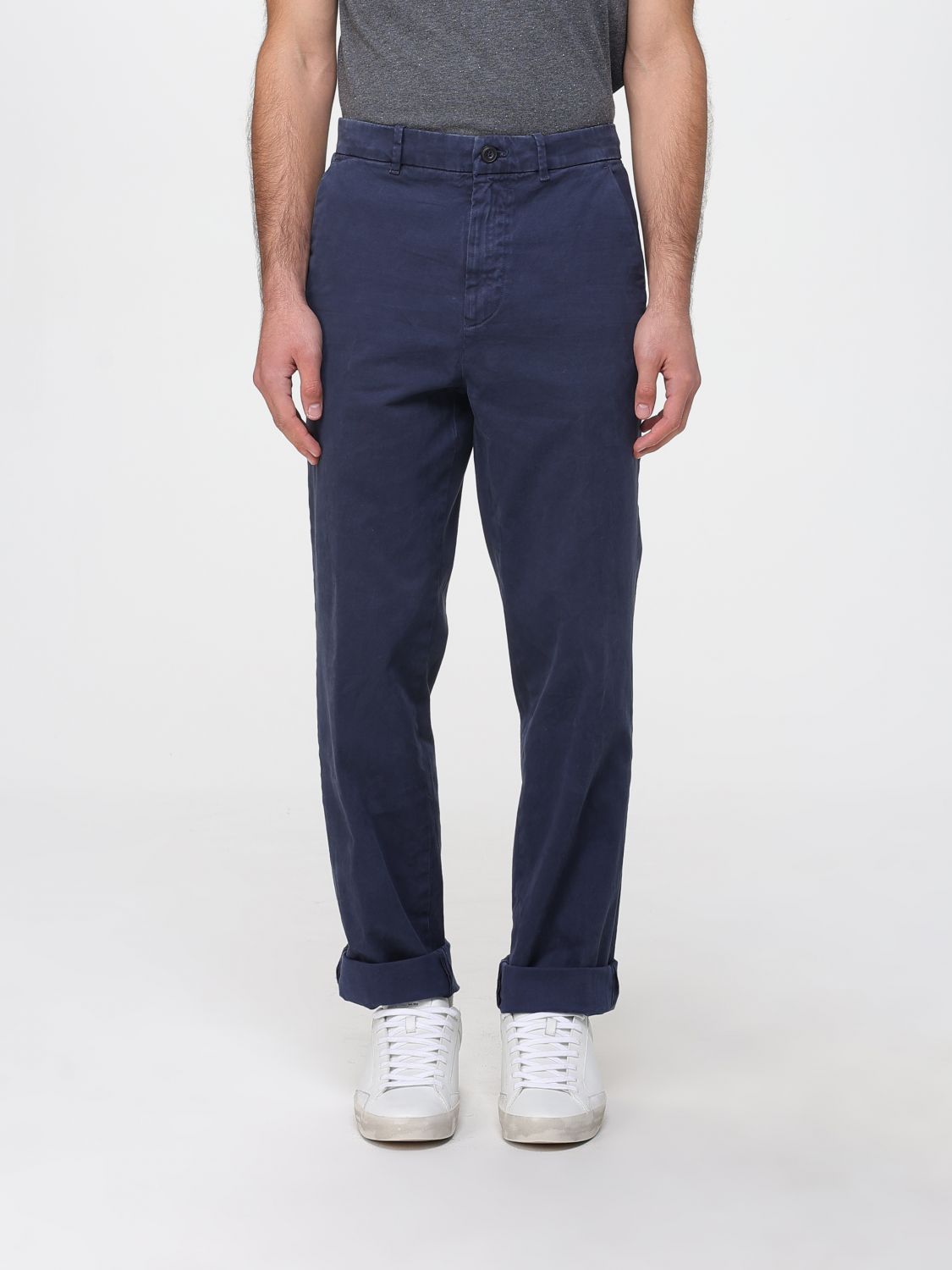 Pants Men color Navy