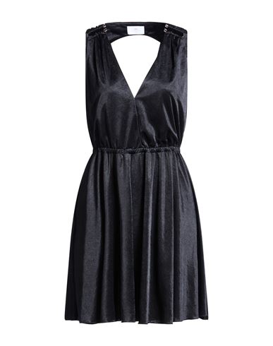Woman Mini dress Black Size 6 Polyester