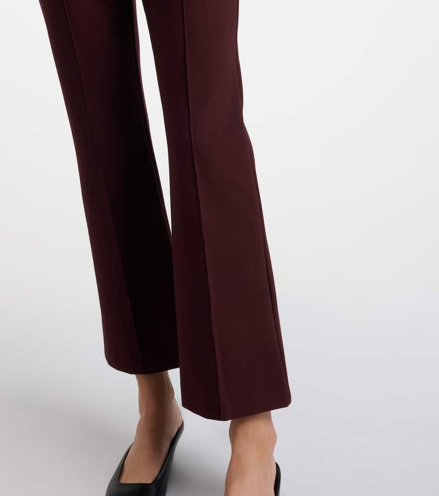Cropped flared pants