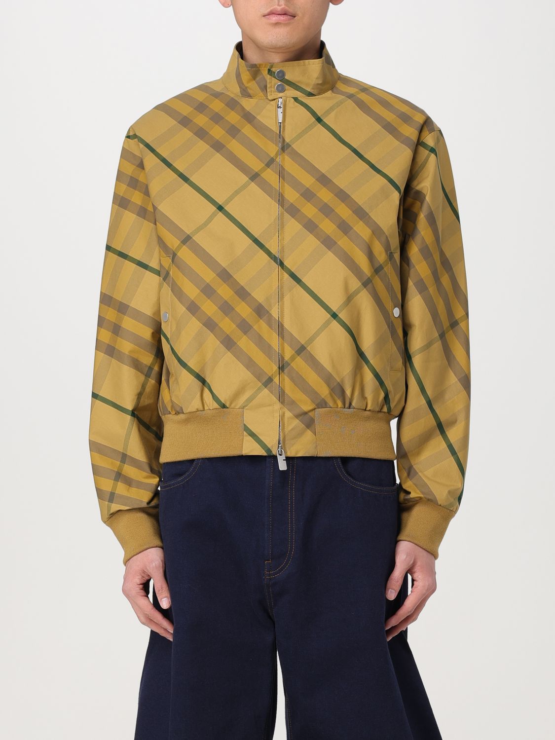 Coat Men color Yellow