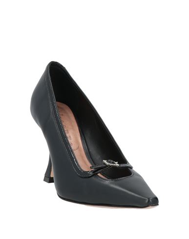 ) Woman Pumps Black Size 10 Calfskin
