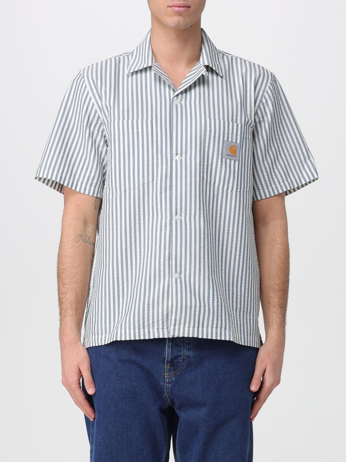 Shirt Men color Blue