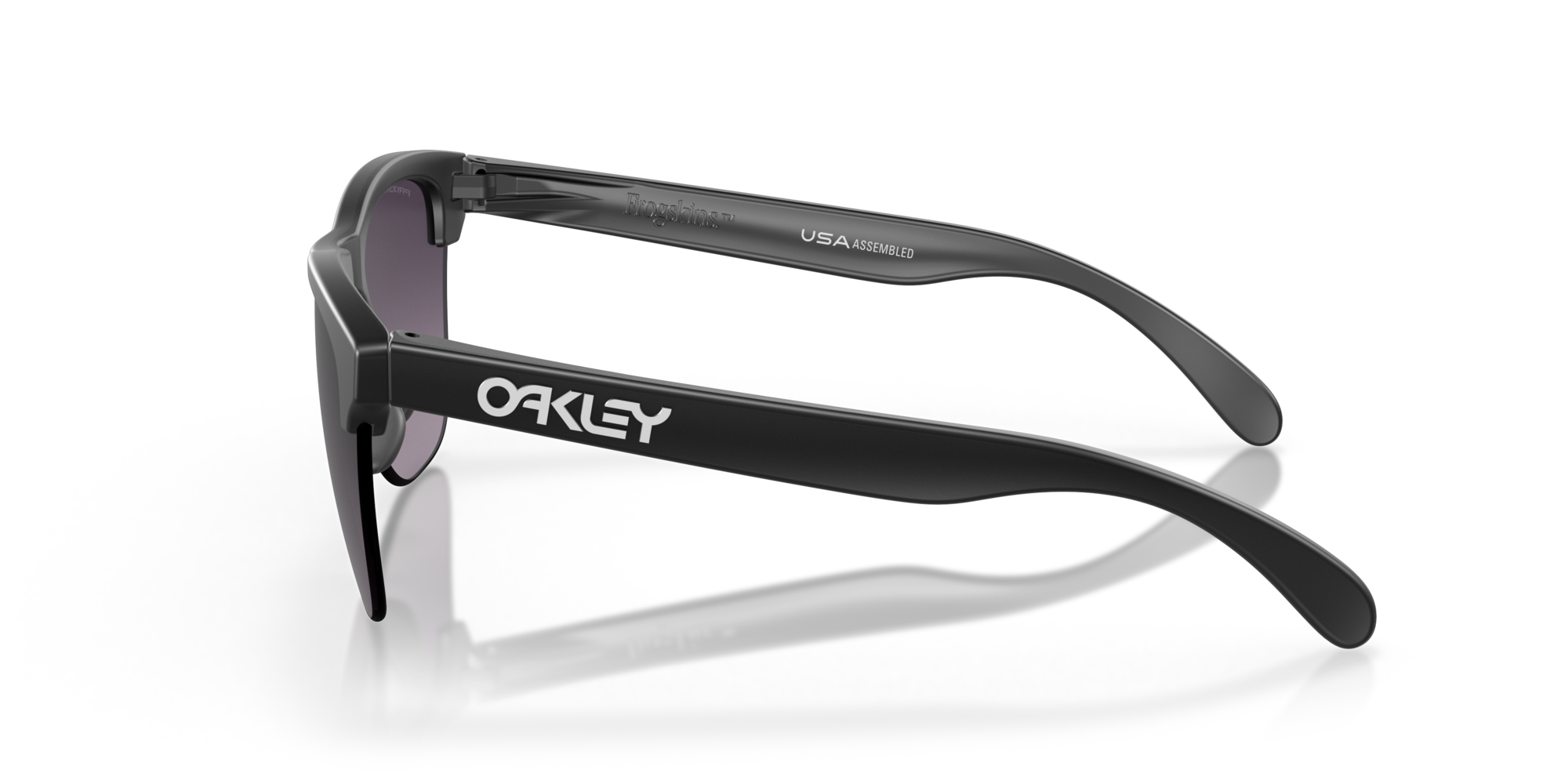 Oakley Man Oakley OO9374 FROGSKINS LITE 937449 Sunglasses O_matter Black Grey Round Normal Shaded