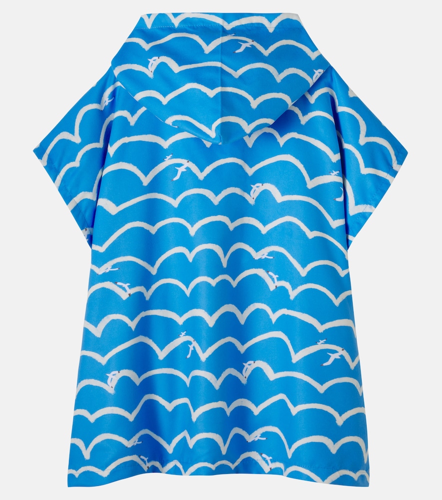 Printed poncho