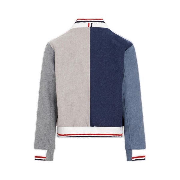 Thom Browne Panelled Varsity Jacket