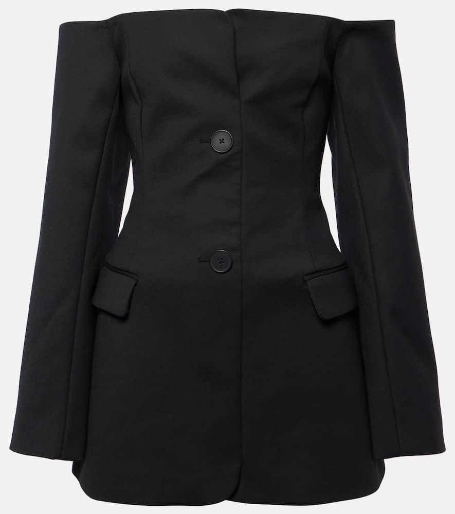 Sandrine off-shoulder blazer dress